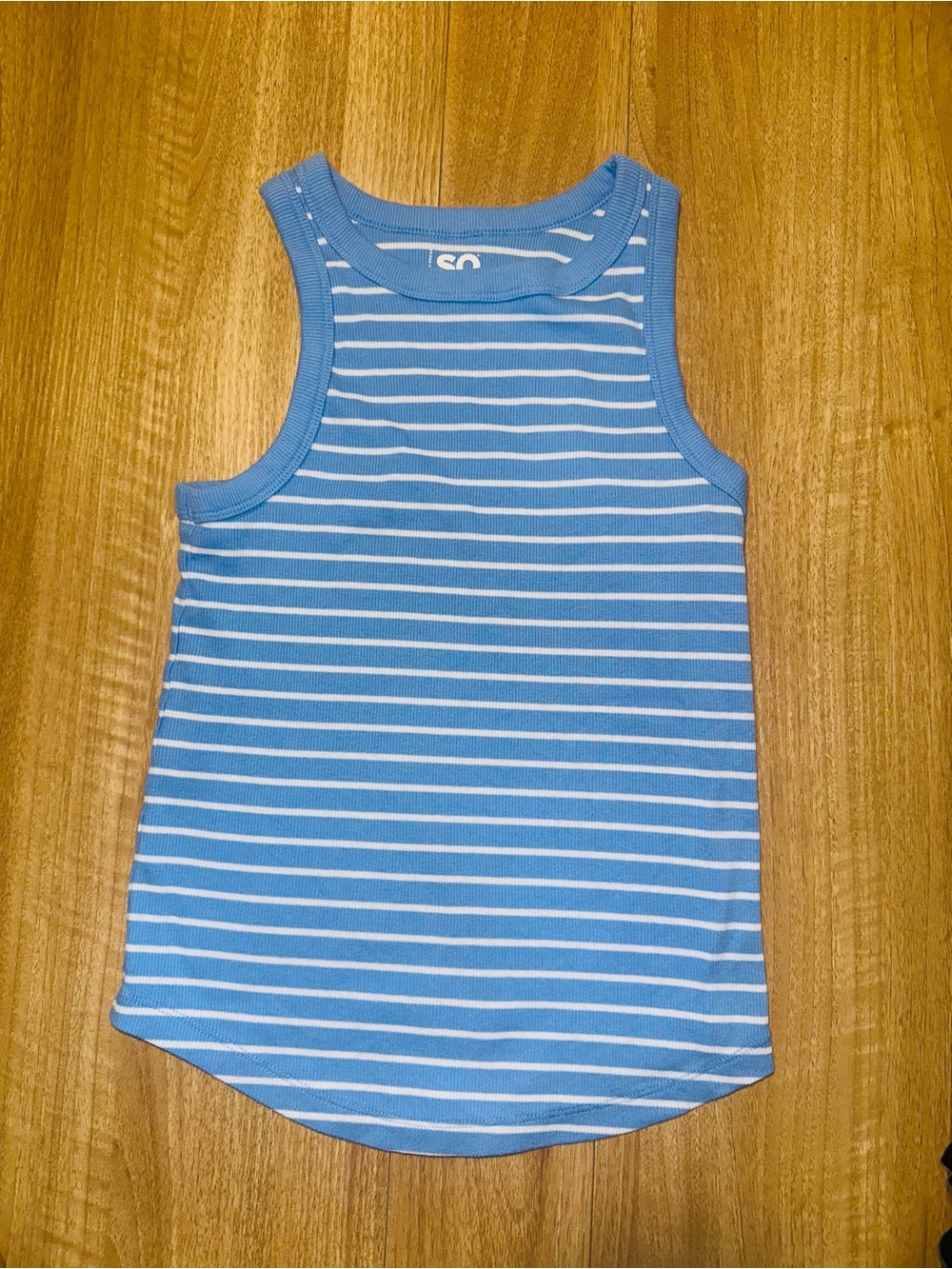 SO Juniors Ribbed Striped Tank Top
